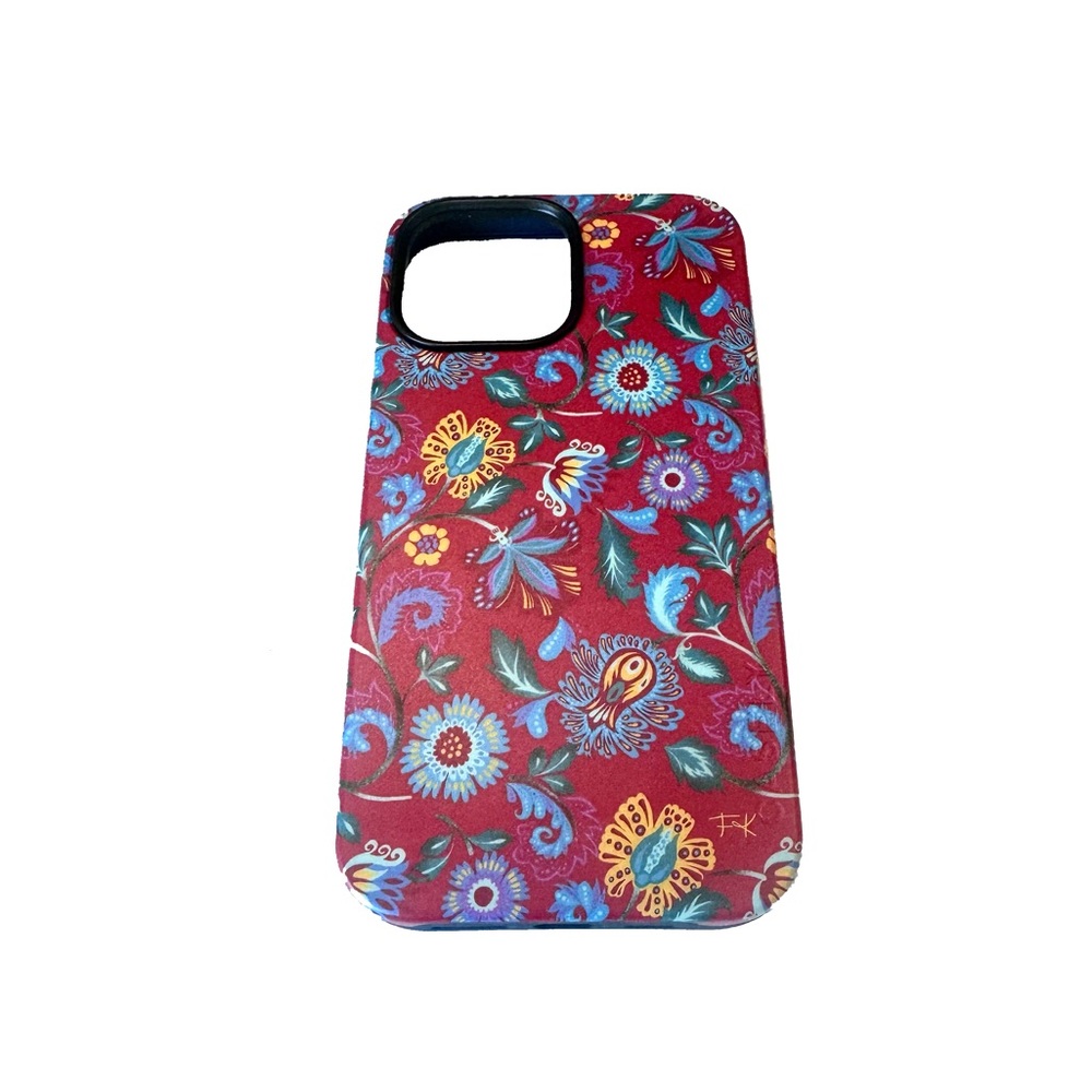 Casely iPhone 13 Pro Max Painted Flowers | Frida Kahlo Floral Case